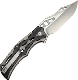 Civivi Biophase Button Lock Knife For Everyday Carry With Premium Nitro V Clip Point Blade And G10 Overlay by Civivi