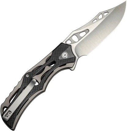 Civivi Biophase Button Lock Knife For Everyday Carry With Premium Nitro V Clip Point Blade And G10 Overlay by Civivi