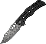 Civivi Biophase Button Lock Damascus C23083-DS1 by Civivi