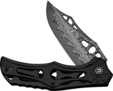 Civivi Biophase Button Lock Damascus Steel EDC Knife With Clip Point Blade Extended Tang by Civivi