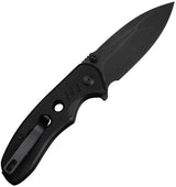 Civivi Triptych Button Lock Folding Knife Black G10 Handle 14C28N Drop Point EDC by Civivi