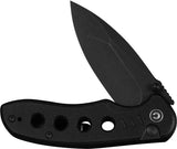 Civivi Triptych Button Lock Folding Knife Black G10 Handle 14C28N Drop Point EDC by Civivi