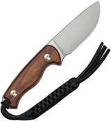 Civivi Timberbark Fixed Blade Knife With Satin 14C28N Blade Full Tang Wood Handle Lanyard Kydex Sheath For Outdoorsmen by Civivi