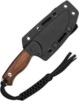 Civivi Timberbark Fixed Blade Knife With Satin 14C28N Blade Full Tang Wood Handle Lanyard Kydex Sheath For Outdoorsmen by Civivi