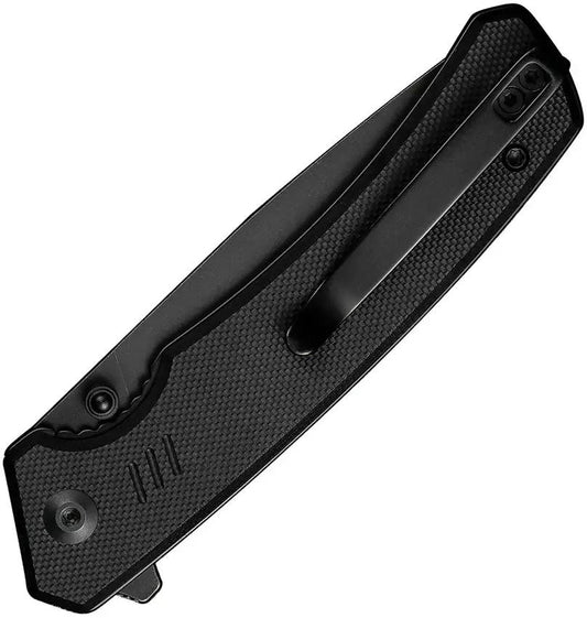 Civivi Merit Linerlock Knife Premium Black G10 Handle With 3.25 Inch Drop Point Blade For EDC Enthusiasts by Civivi