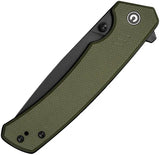 Civivi Merit Linerlock EDC Folding Knife OD Green G10 Handle 3.25in Drop Point Blade 14C28N by Civivi