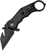 Civivi Amaroq Button Lock Black C240182 by Civivi