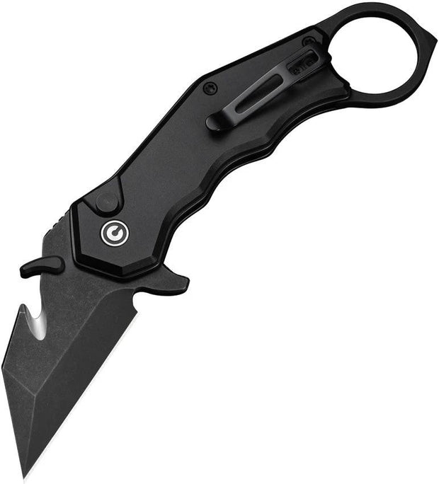 Civivi Amaroq Button Lock Black C240182 by Civivi