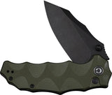 Civivi Natterjack Button Lock Folding Knife For EDC Enthusiasts With OD Green G10 Handle And 14C28N Steel by Civivi