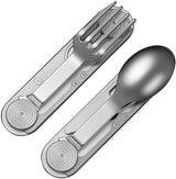 Civivi Partake Multi Tool Compact Four In One Stainless Steel Knife Fork Spoon Can Opener For Campers Hikers EDC by Civivi