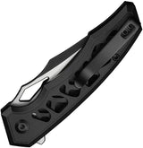 Civivi Anaaki Button Lock Knife With Nitro V Steel Clip Point Black Aluminum Handle For EDC Enthusiasts by Civivi
