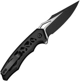 Civivi Anaaki Button Lock Knife With Nitro V Steel Clip Point Black Aluminum Handle For EDC Enthusiasts by Civivi