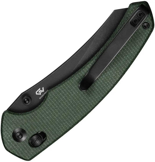 Civivi Sixgill Crossbar Lock Knife With Nitro V Blade And Green Micarta Handle For EDC Enthusiasts by Civivi