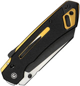 Civivi Buster FG Superlock Knife Nitro V Sheepsfoot 4.25in Blade G10 Handle Pocket Clip For EDC Enthusiasts Case by Civivi