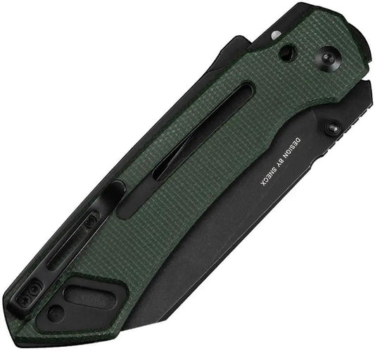 Civivi Buster FG Superlock Green Pocket Knife For EDC Enthusiasts Nitro V Steel 4.25in Blade by Civivi