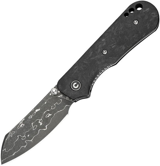 Civivi Crabby Linerlock Damascus C24055-DS1 by Civivi