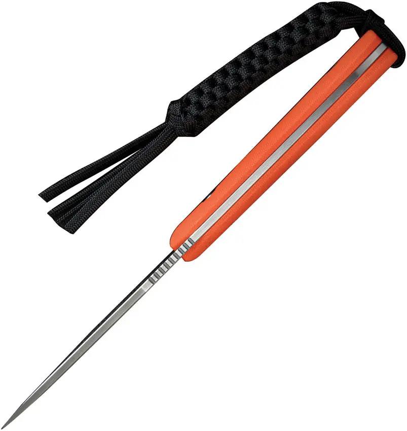Civivi Gander Fixed Blade Knife Satin Clip Point 14C28N Orange G10 Full Tang Kydex Sheath For Outdoor Enthusiasts by Civivi
