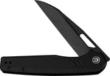 Civivi Guile Linerlock Knife For EDC With Premium 3.25 Inch Wharncliffe Blade, 14C28N Stainless, Black G10 by Civivi