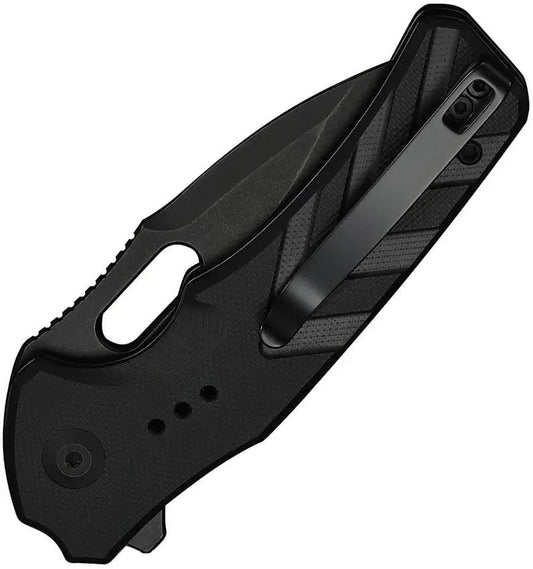 Civivi Vexron Button Lock Premium EDC Knife With Black G10 Handle And 14C28N Drop Point Blade by Civivi