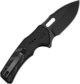 Civivi Vexron Button Lock Premium EDC Knife With Black G10 Handle And 14C28N Drop Point Blade by Civivi