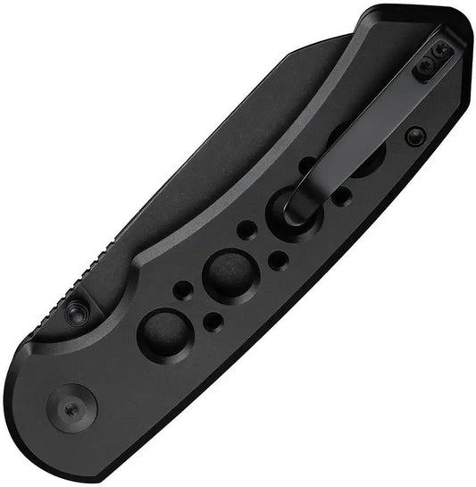 Civivi Pragma Prime Button Lock Knife Wharncliffe Blade 14C28N Sandvik Stainless Premium Black Aluminum Handle EDC by Civivi
