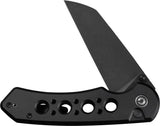 Civivi Pragma Prime Button Lock Knife Wharncliffe Blade 14C28N Sandvik Stainless Premium Black Aluminum Handle EDC by Civivi