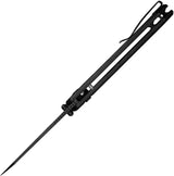 Civivi Pragma Prime Button Lock Knife Wharncliffe Blade 14C28N Sandvik Stainless Premium Black Aluminum Handle EDC by Civivi