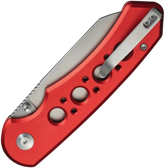 Civivi Pragma Prime Button Lock Knife Red Aluminum Handle Wharncliffe Blade For EDC Enthusiasts by Civivi