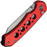 Civivi Pragma Prime Button Lock Knife Red Aluminum Handle Wharncliffe Blade For EDC Enthusiasts by Civivi