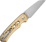 Civivi Pragma Prime Button Lock Wharncliffe Knife for EDC Enthusiasts with Satin 14C28N Blade Aluminum Handle by Civivi