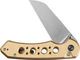 Civivi Pragma Prime Button Lock Wharncliffe Knife for EDC Enthusiasts with Satin 14C28N Blade Aluminum Handle by Civivi