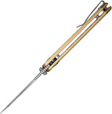 Civivi Pragma Prime Button Lock Wharncliffe Knife for EDC Enthusiasts with Satin 14C28N Blade Aluminum Handle by Civivi