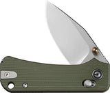 Civivi Baby Banter 2 Crossbar Lock Knife With Green G10 Handle And Toothpick In Handle Premium EDC Enthusiasts by Civivi