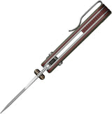 Civivi Baby Banter 2 Crossbar Lock Knife With Green G10 Handle And Toothpick In Handle Premium EDC Enthusiasts by Civivi