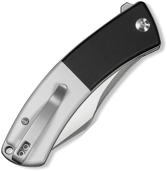Civivi Outlaw Muk Button Lock Folding Knife Nesmuk Style Blade 14C28N Satin G10 Handle For EDC Enthusiasts by Civivi