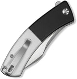 Civivi Outlaw Muk Button Lock Folding Knife Nesmuk Style Blade 14C28N Satin G10 Handle For EDC Enthusiasts by Civivi