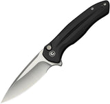 Civivi Kitefin Button Lock Black Al C24091-1 by Civivi