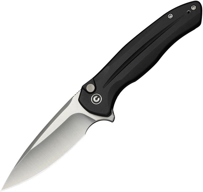 Civivi Kitefin Button Lock Black Al C24091-1 by Civivi