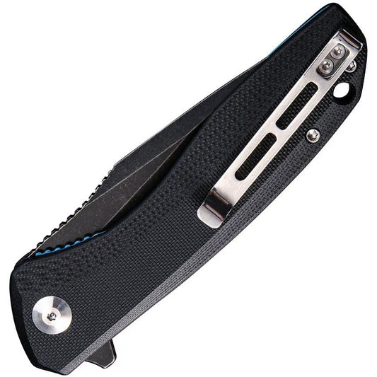 Civivi Baklash Linerlock Knife Black G10 Handle 9Cr18MoV Blade Extended Tang EDC by Civivi