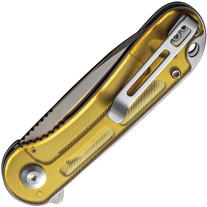 Civivi Elementum Linerlock Ultem EDC Knife 4 Inch Closed With D2 Satin Blade And Pocket Clip by Civivi