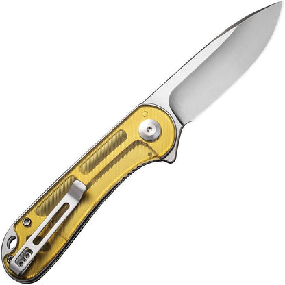 Civivi Elementum Linerlock Ultem EDC Knife 4 Inch Closed With D2 Satin Blade And Pocket Clip by Civivi