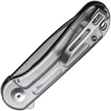 Civivi Elementum Linerlock Clear Lexan Handle Premium EDC Knife With 3 Inch Satin D2 Blade And Extended Tang by Civivi