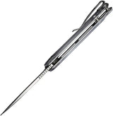 Civivi Elementum Linerlock Clear Lexan Handle Premium EDC Knife With 3 Inch Satin D2 Blade And Extended Tang by Civivi