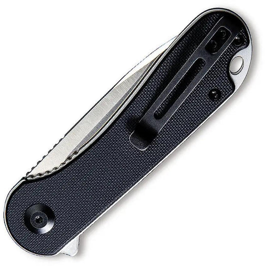 Civivi Elementum Linerlock Knife With Premium D2 Blade 3 Inch Satin Finish Black G10 Handle Ideal EDC by Civivi