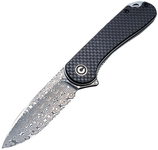 Civivi Elementum Linerlock Damascus C907DS