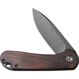 Civivi Elementum Linerlock Ebony Knife with D2 Blade and Pocket Clip for EDC Enthusiasts by Civivi