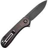 Civivi Elementum Linerlock Ebony Knife with D2 Blade and Pocket Clip for EDC Enthusiasts by Civivi