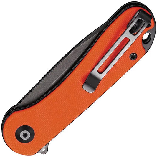 Civivi Elementum Liner Lock Knife Orange G10 D2 Stonewash For EDC Enthusiasts Premium by Civivi