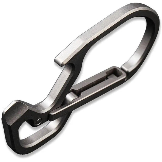 Civivi Click Carabiner CA01A Satin Finish Titanium Construction With Screwdriver Bottle Opener For EDC Enthusiasts by Civivi
