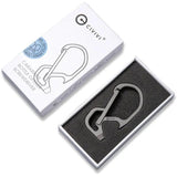 Civivi Click Carabiner CA01A Satin Finish Titanium Construction With Screwdriver Bottle Opener For EDC Enthusiasts by Civivi